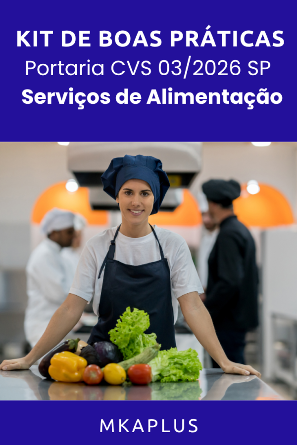 Kit de POPs e Boas Práticas CVS 03/2026 SP para serviços de alimentação e consultores